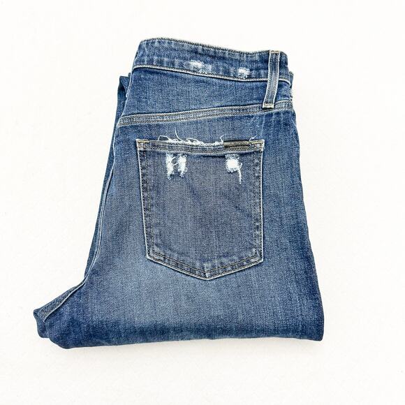Joe's The Niki Mid Rise Boyfriend Dark Wash Button Fly Denim Jeans Size 28 - Picture 1 of 8